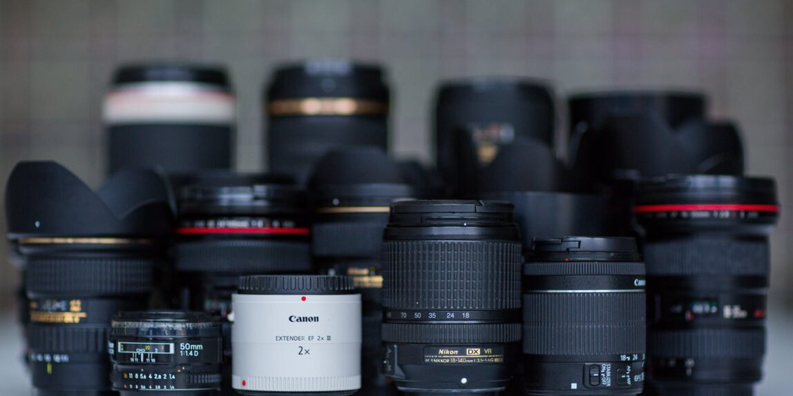 choice of camera lenses